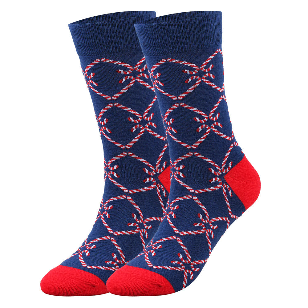Plus Size Christmas Soft Crew Socks(5 Pairs) - image 7