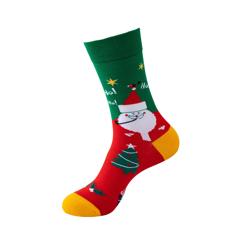 Plus Size Christmas Warm Cozy Crew Socks(5 Pairs) - image 4