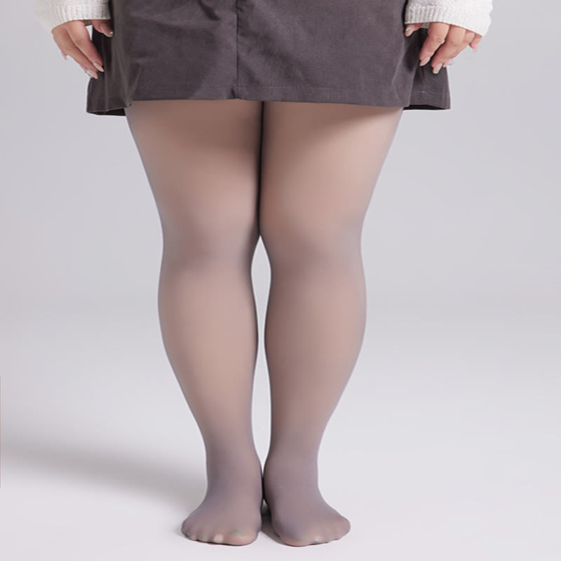 Plus Size High Waist Thick Pantyhose