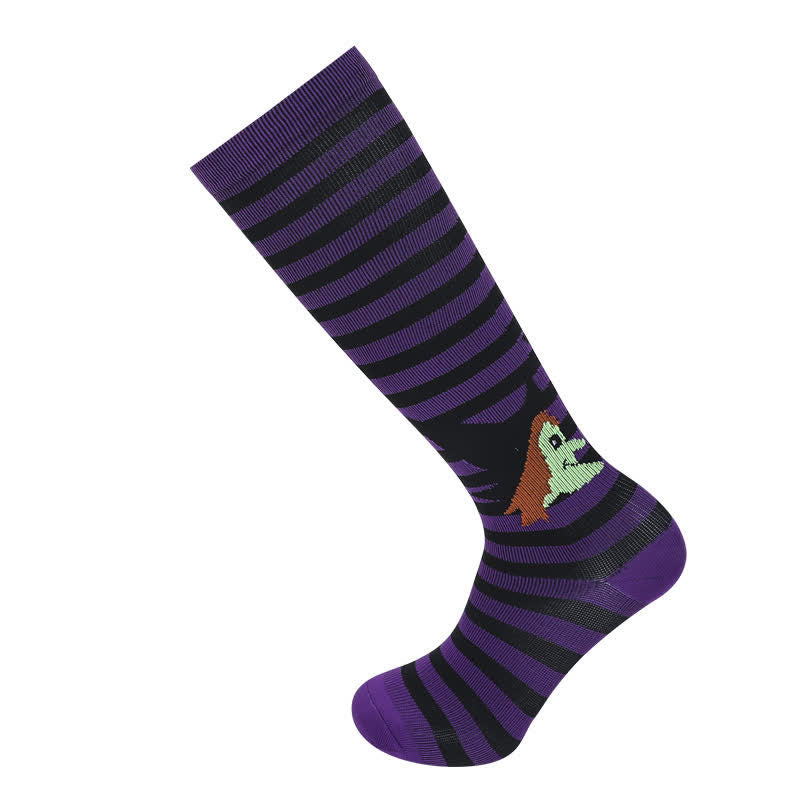 Halloween Holiday Soft Cotton Compression Socks(3 Pairs) - image 3