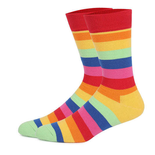 Plus Size Pride Crew Socks(5 Pairs) - image 1