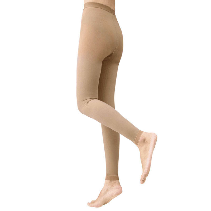 Plus Size Medical Footless Compression Tights(15-20mmHg) - Nude - 4XL - image 4