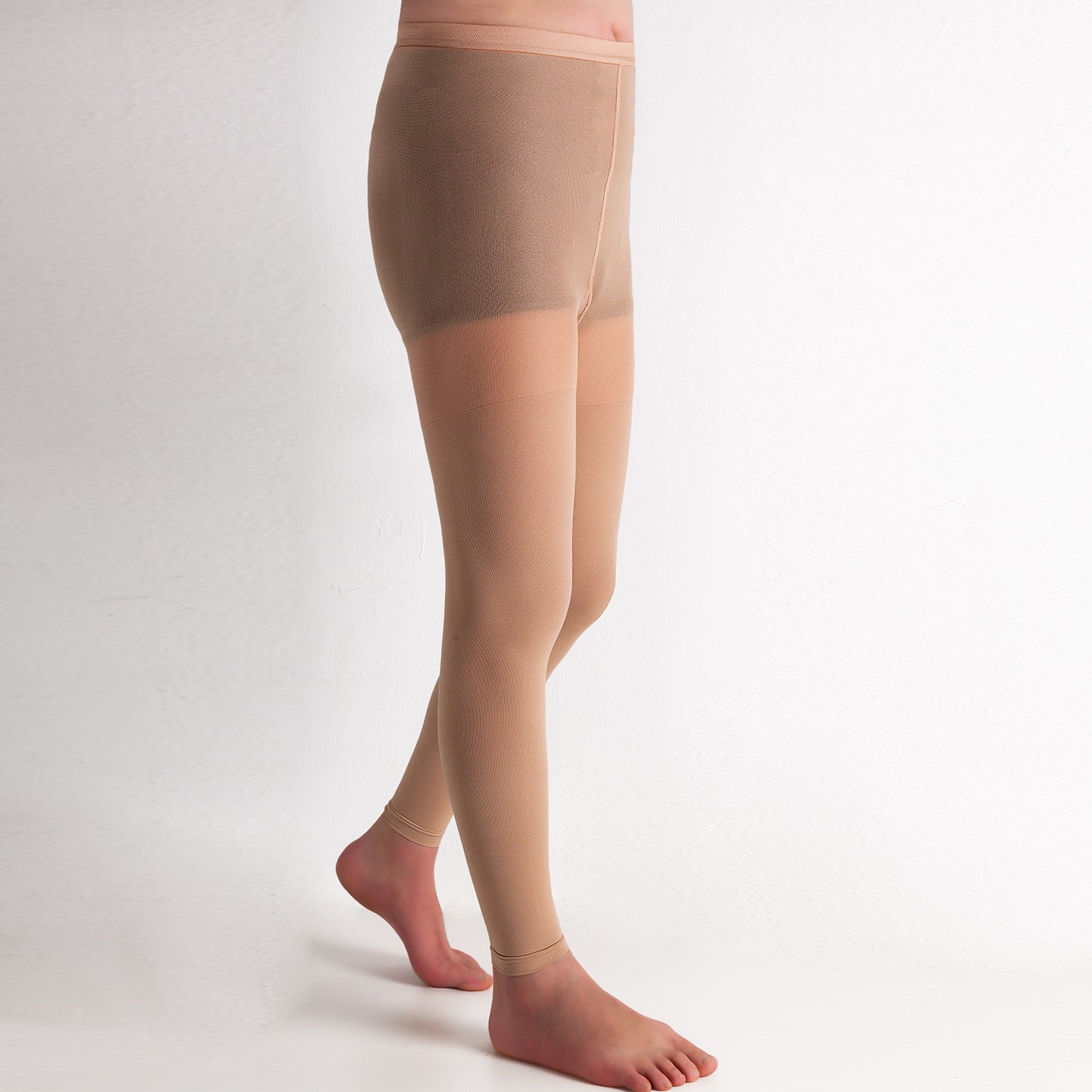 Plus Size Medical Footless Compression Tights(15-20mmHg) - image 5