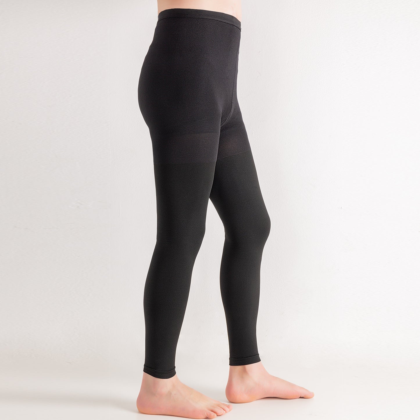Plus Size Medical Footless Compression Tights(15-20mmHg) - image 1