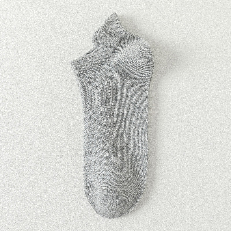Mesh Breathable Ankle Socks(10 Pairs) - Light Gray - EU44-50(US10-15) - image 16