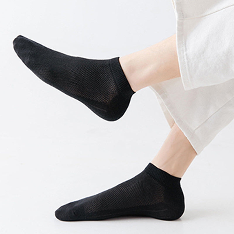 Plus Size Athletic Mesh Ankle Socks(12 Pairs) - image 6