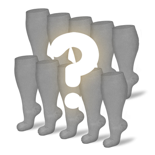 Plus Size Compression Socks Mystery Box(10 Pairs)