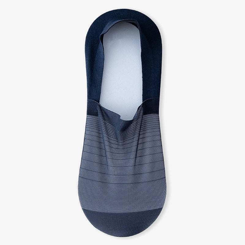 Plus Size Ice Silk No Show Socks(5 Pairs)