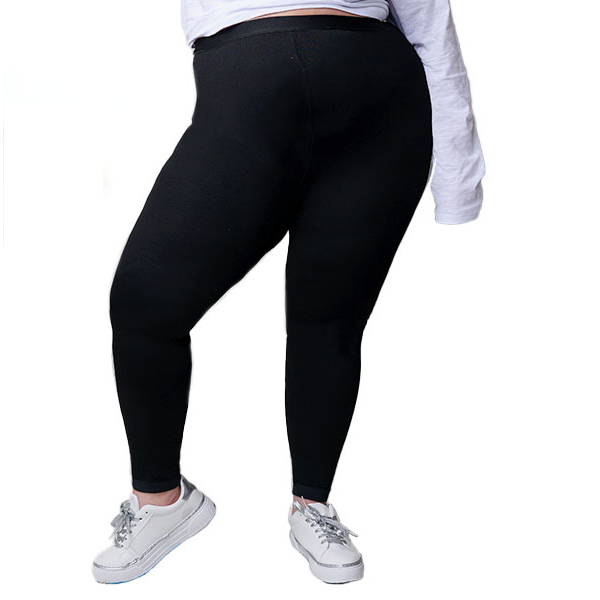 Plus Size Medical Footless Compression Tights(20-30mmHg) - image 2