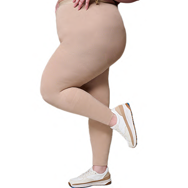 Plus Size Medical Footless Compression Tights(20-30mmHg) - image 4