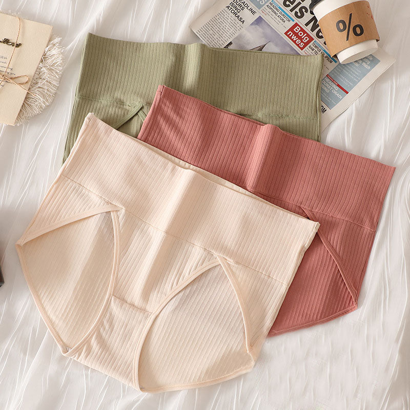 Plus Size Slit Soft Panty(3 Packs)