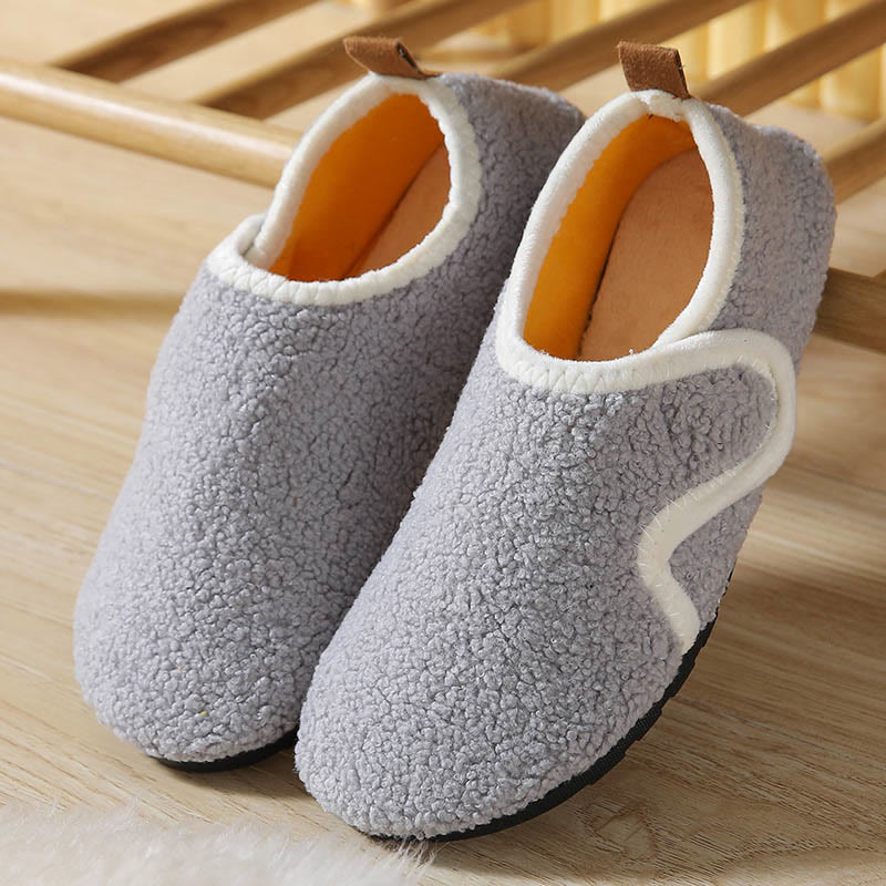 Plus Size Thick Sole Slipper Socks - Grey - 2XL - image 3