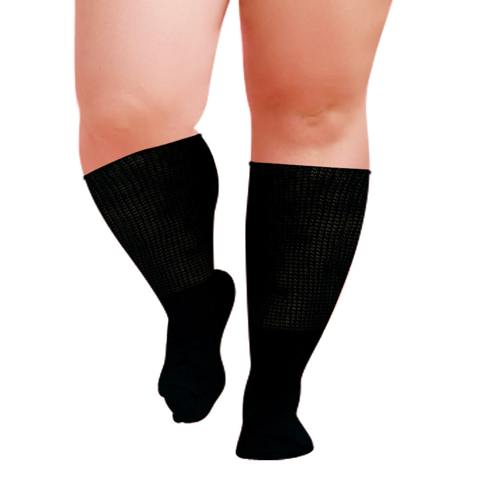 Plus Size Super Loose Knee High Diabetic Socks(3 Pairs)