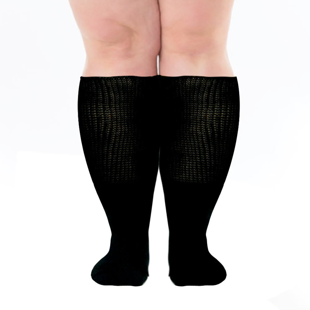 Plus Size Super Loose Knee High Diabetic Socks(3 Pairs)