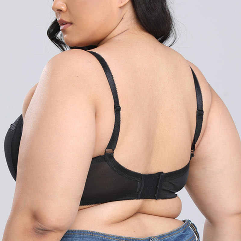 Black Lace Wireless Bras - image 2