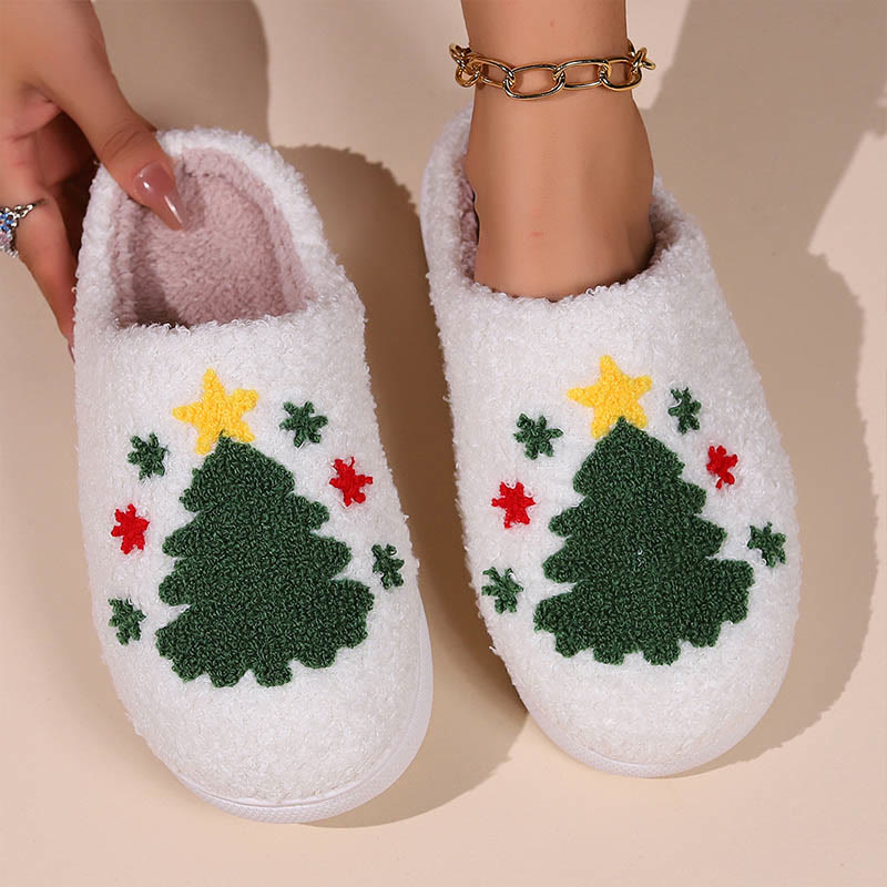 Plus Size Christmas Elements Slippers - A - EU42-43(US8.5-9) - image 1