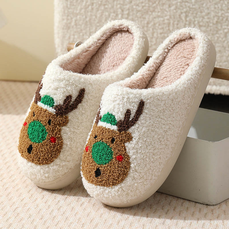 Plus Size Christmas Elements Slippers - D - EU42-43(US8.5-9) - image 4