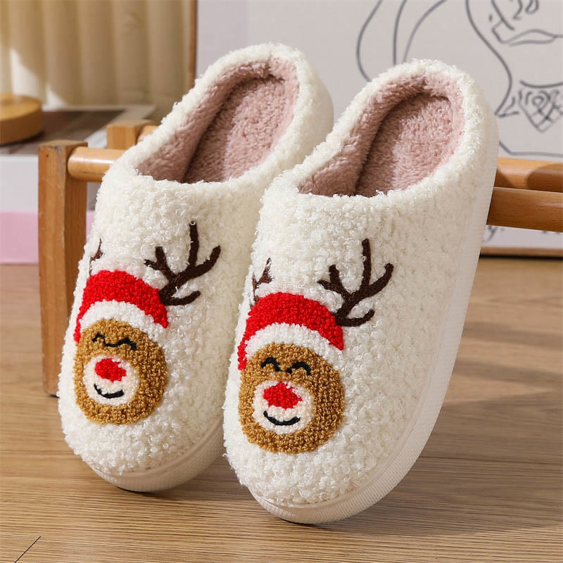 Plus Size Christmas Elements Slippers - F - EU42-43(US8.5-9) - image 6