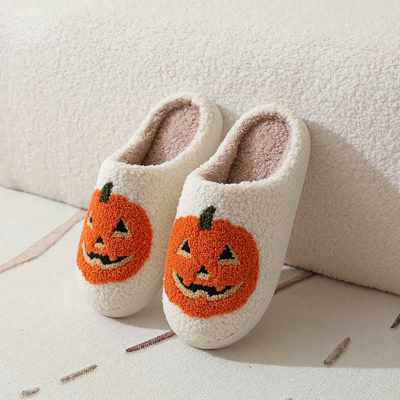 Plus Size Devil Slippers - Pumpkin - EU 42-43(US 8.5-9) - image 1