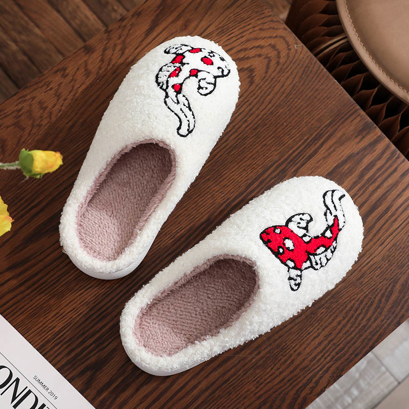Plus Size Animal Pattern Slippers - Koi - EU 44-45(US 10-11) - image 5