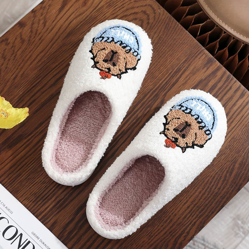 Plus Size Animal Pattern Slippers - Capybara - EU 44-45(US 10-11) - image 2