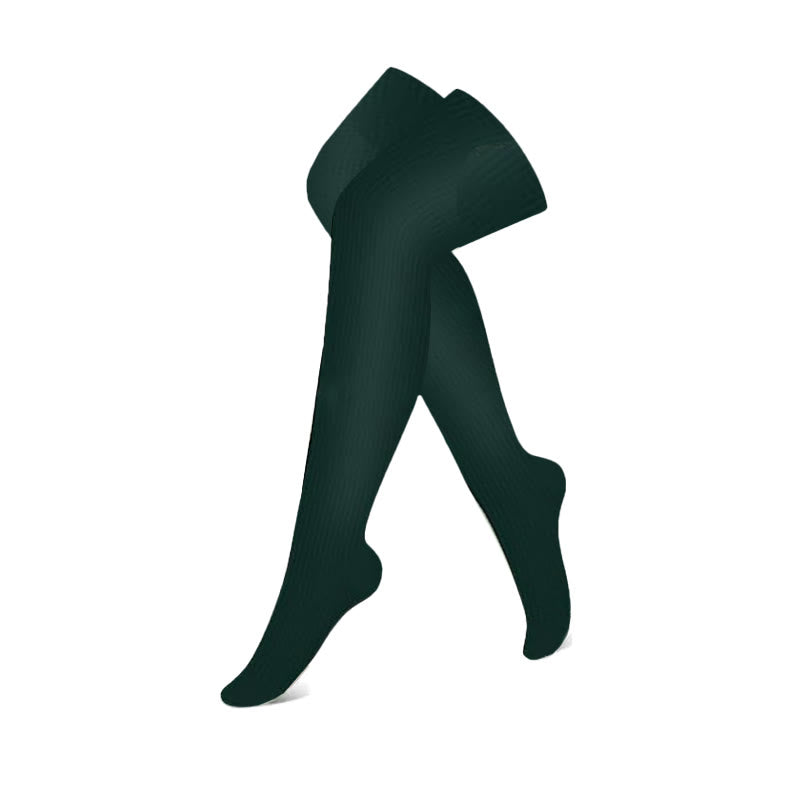 Green Series Thigh High Compression Socks(3 Pairs)