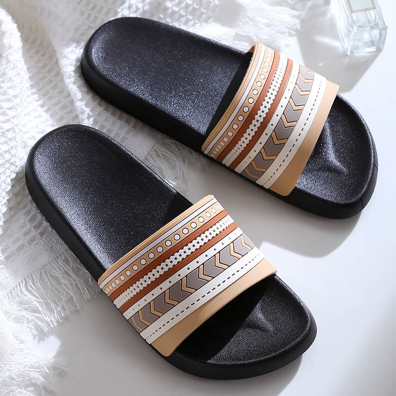 Plus Size Quick Drying Slides(2 Pairs) - C - 2XL - image 8