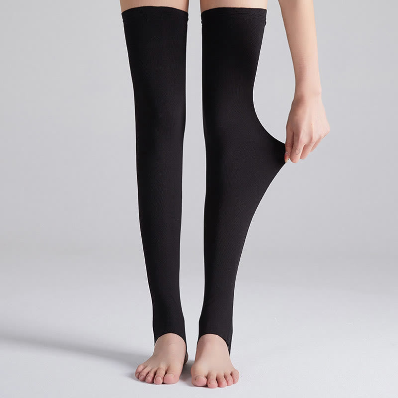 Bundle Modal Thigh High + Calf Compression Sleeves