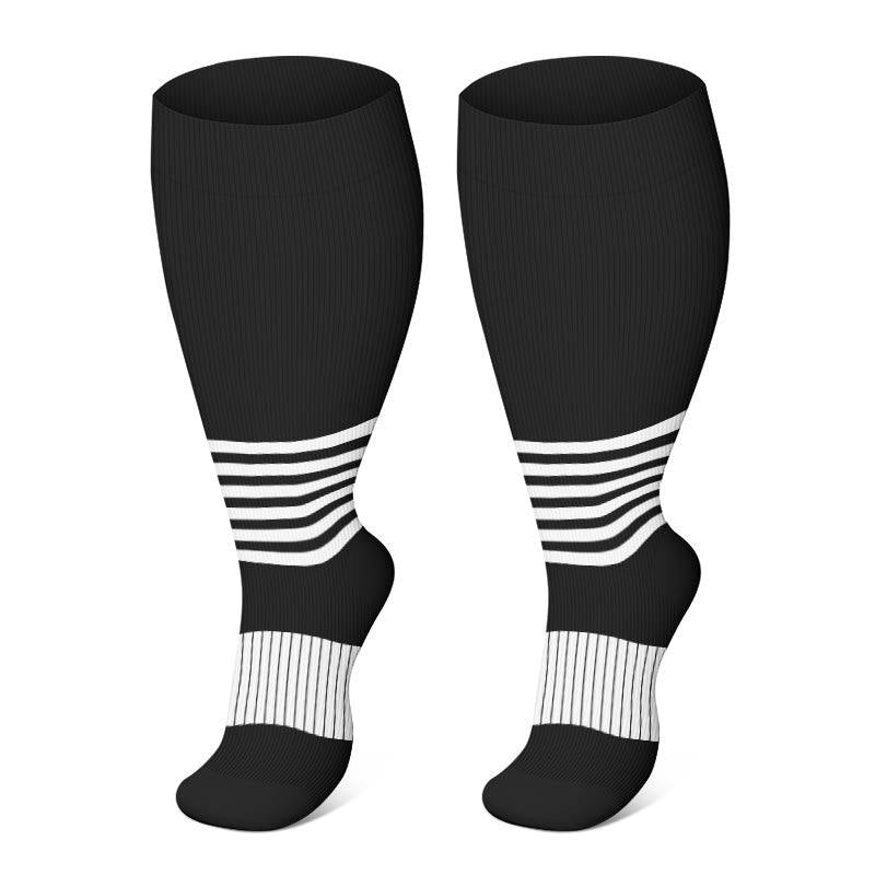2XL-4XL Plus Size Polka Dots Compression Socks - image 5
