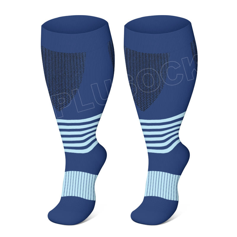 2XL-4XL Plus Size Polka Dots Compression Socks - image 4