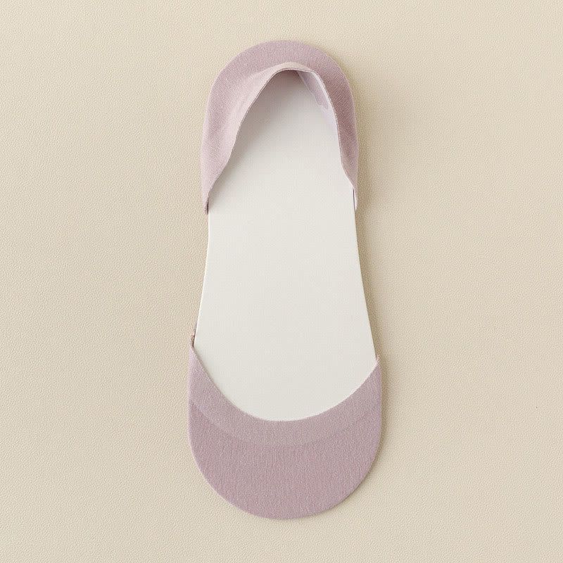 Plus Size Ultra Low No Show Socks(5 Pairs)