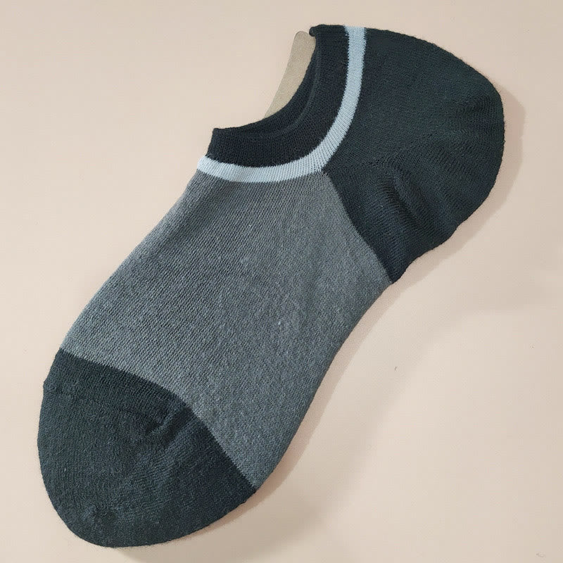 Color Matching No Show Socks(7 Pairs) - Dark Grey - EU39-45(US6-11) - image 7