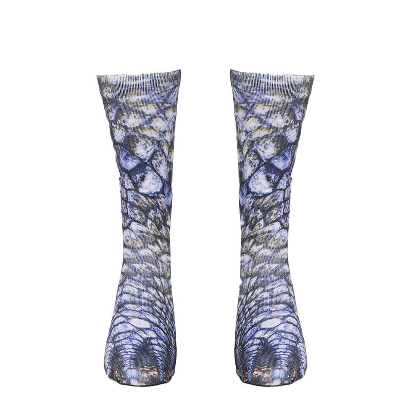 Plus Size 3D Animal Paws Quarter Socks(3 Pairs) - image 6