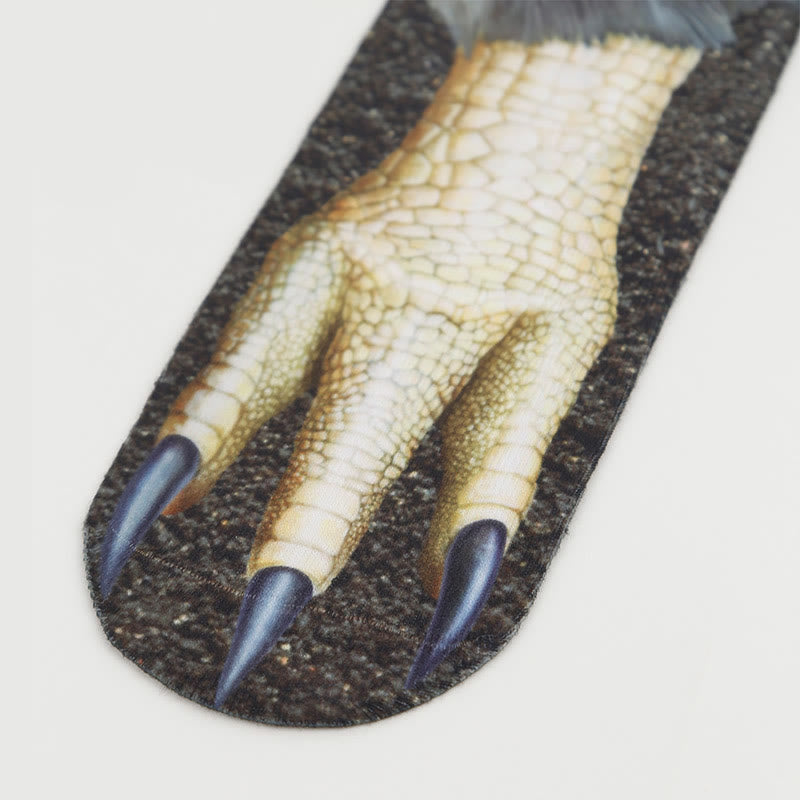 Plus Size Horse Eagle Tiger Paws Quarter Socks(3 Pairs) - image 3