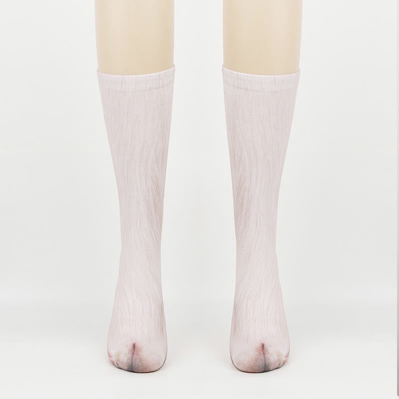 Plus Size Pig Donkey Horse Quarter Socks(3 Pairs) - Pig - EU38-44(US5-10) - image 3