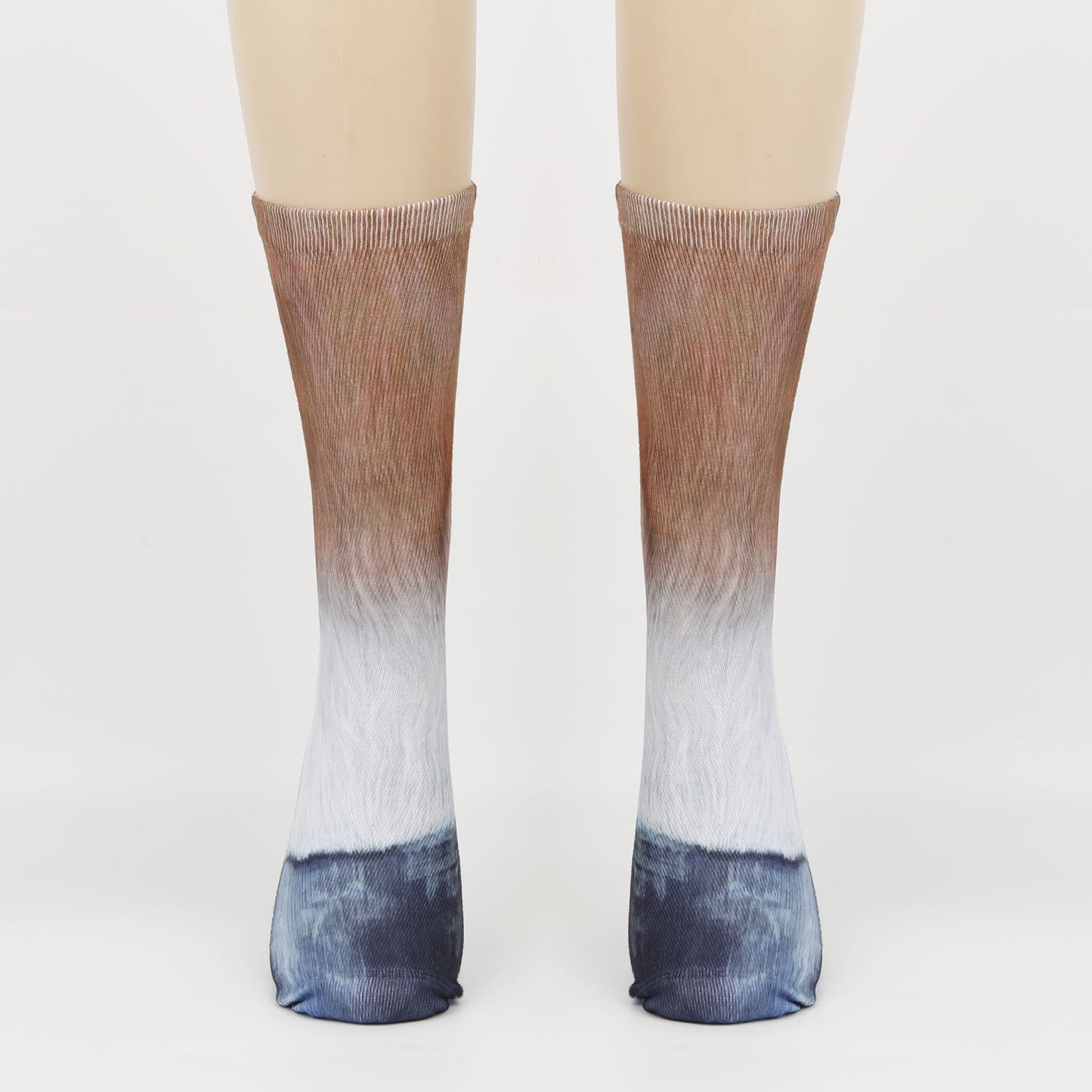 Plus Size Pig Donkey Horse Quarter Socks(3 Pairs) - Horse - EU38-44(US5-10) - image 4