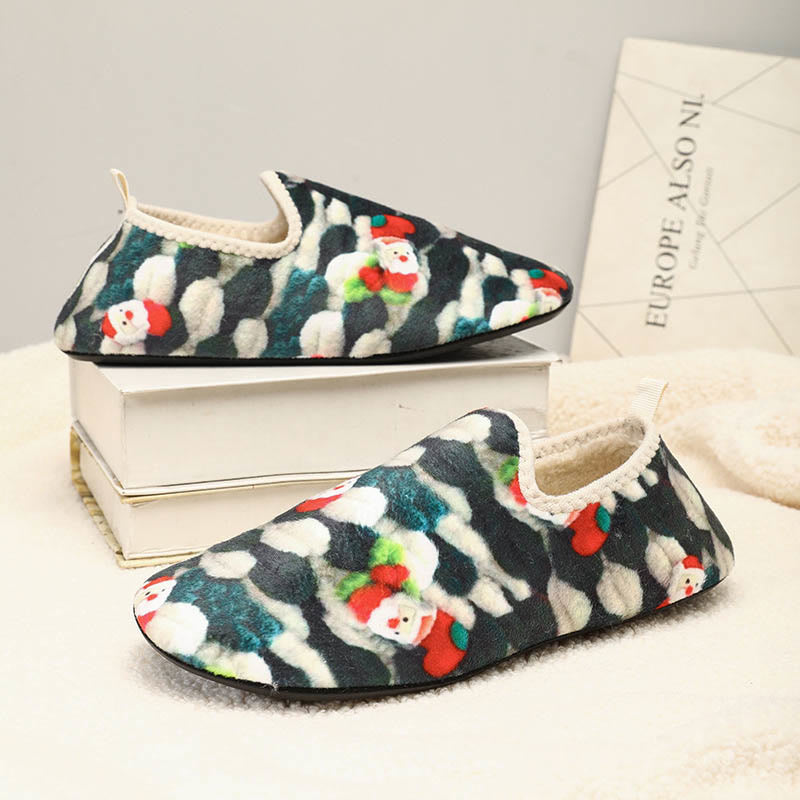 Plus Size Santa Claus Slipper Socks - image 2