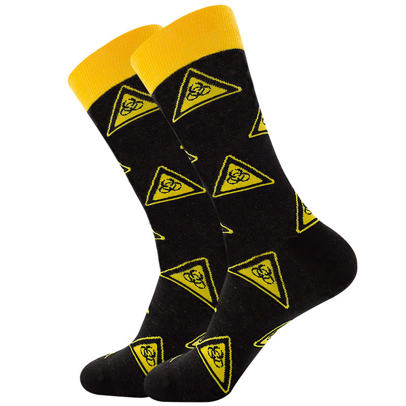 Plus Size Dollar Skull Crew Socks(4 Pairs) - image 5