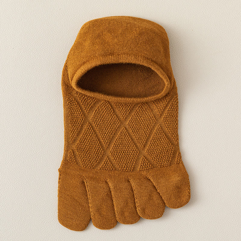 Diamond Lattice Alignment Socks(7 Pairs) - Orange - EU39-44(US6-10) - image 10