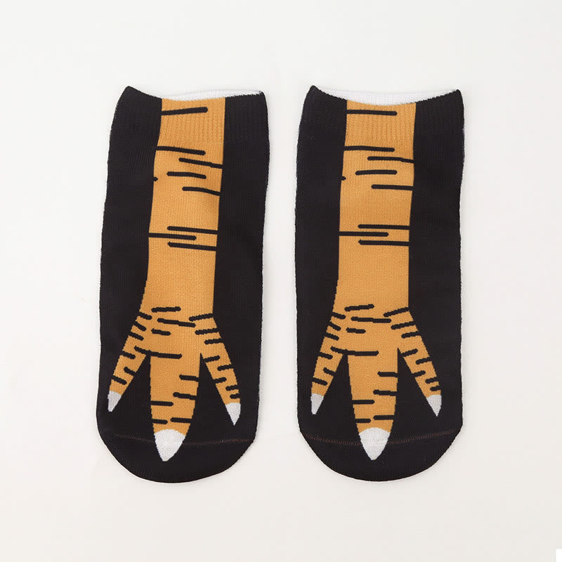 Plus Size 3D Chicken Feet Ankle Socks(4 Pairs) - image 5