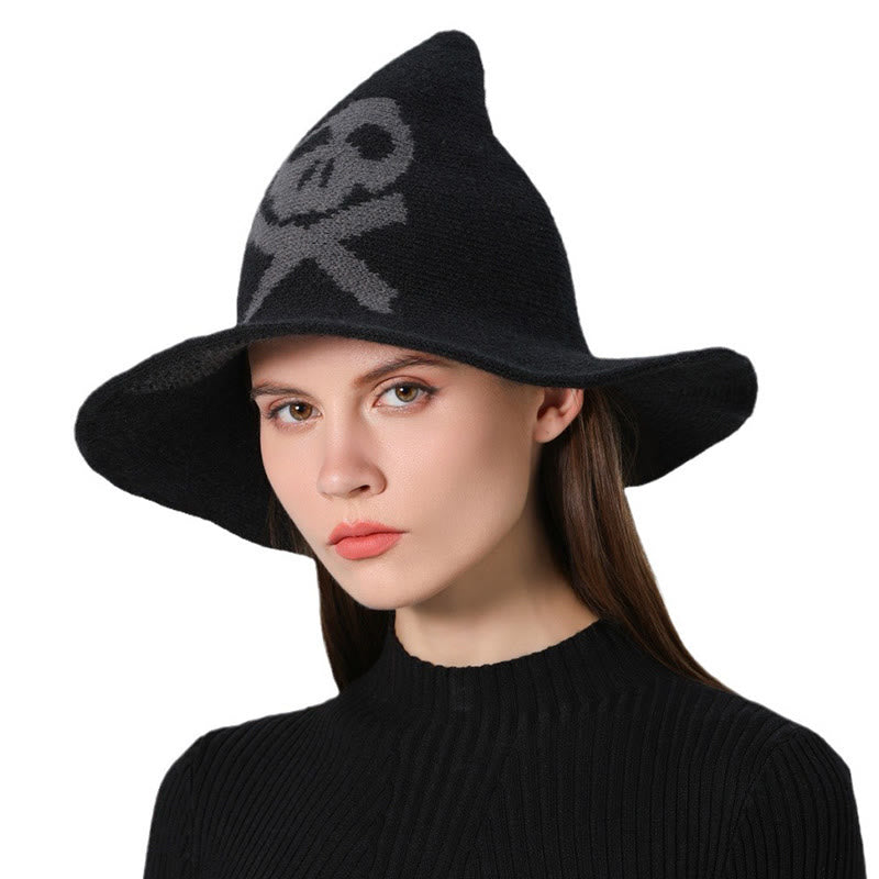 Halloween Poison Dart Skull Witch Hat - image 4