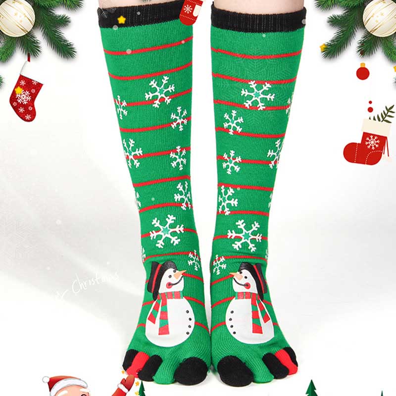 Plus Size Christmas Alignment Crew Socks(2 Pairs) - image 2