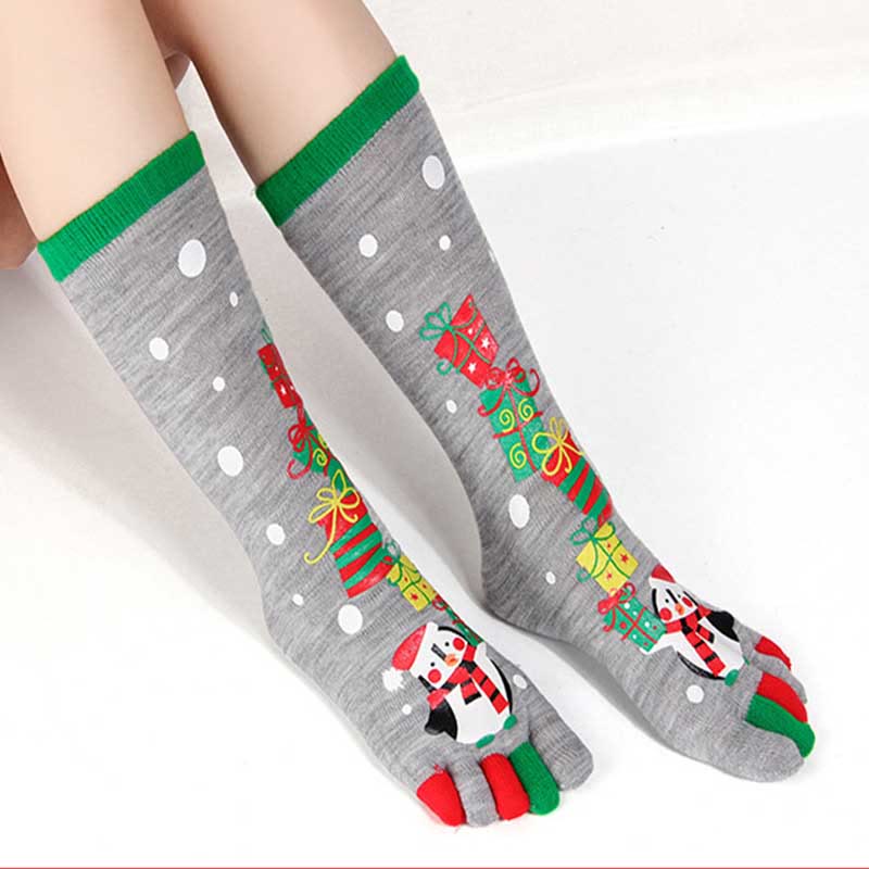Plus Size Christmas Alignment Crew Socks(2 Pairs) - image 3