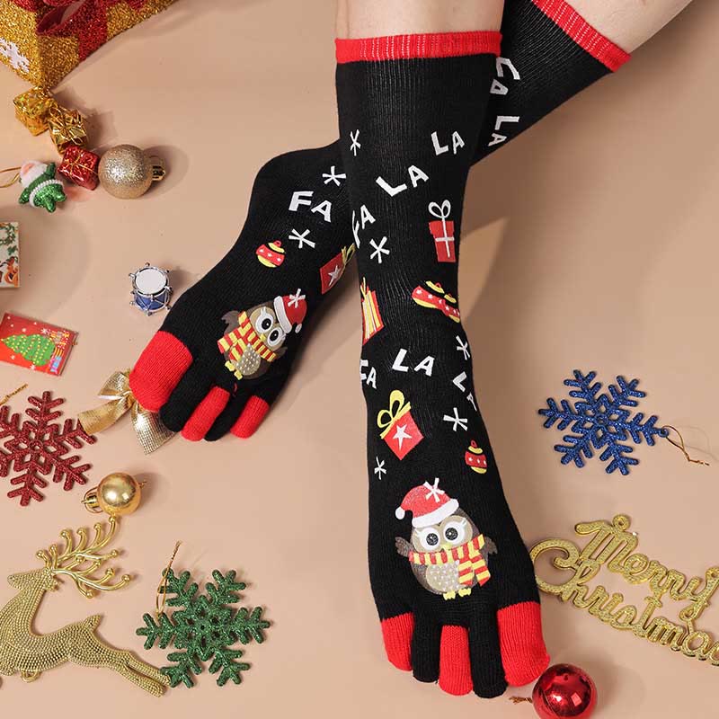 Plus Size Christmas Alignment Crew Socks(2 Pairs) - D - EU39-44(US6-10) - image 12
