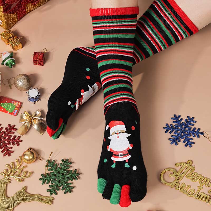 Plus Size Christmas Alignment Crew Socks(2 Pairs) - E - EU39-44(US6-10) - image 13