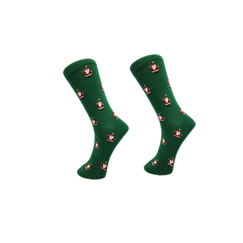 Plus Size Christmas Fashion Quarter Socks(6 Pairs) - image 6