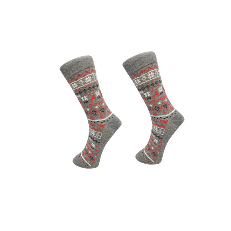 Plus Size Christmas Fashion Quarter Socks(6 Pairs) - image 4