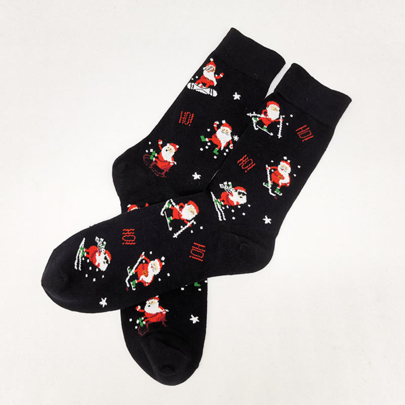 Plus Size Christmas Fashion Quarter Socks(6 Pairs) - image 10
