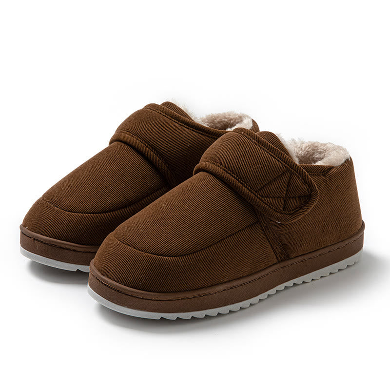 Plus Size Winter Indoor Slippers - Coffee - EU44-45(US10-11) - image 13