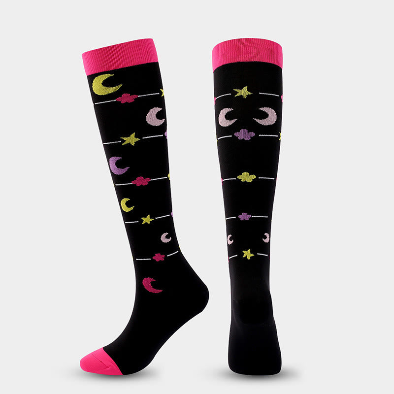 Cute Fashion Sports Compression Socks(7 Pairs)